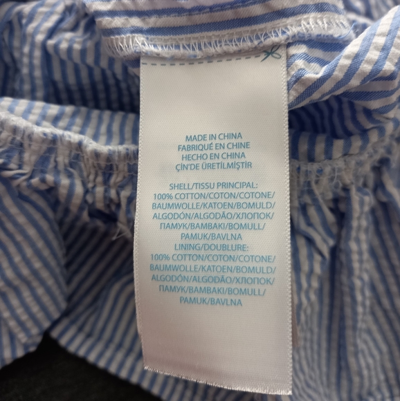 Ralph Lauren Seersucker Dress with matching Shorts - Picture 6 of 6